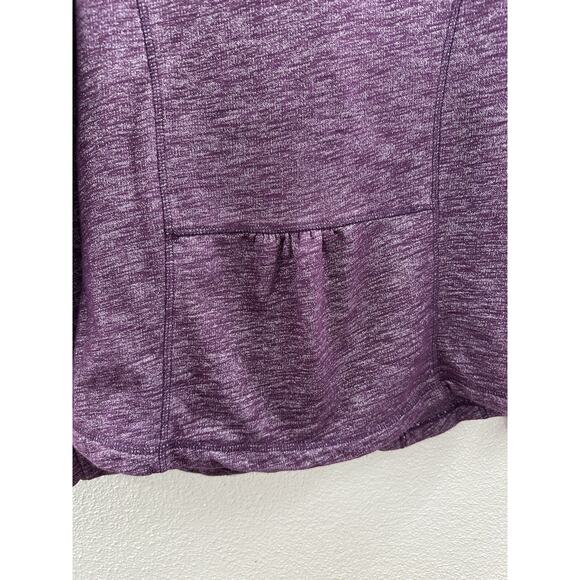 Eddie Bauer Jacket Size Medium Purple Asymmetrical Button Up Collared - Picture 9 of 13